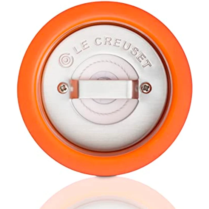 Le Creuset Pfeffermühle, ABS-Kunststoff, 6,2 x 6,2 x 20,8 cm, Keramik-Mahlwerk, Ofenrot – Bild 3