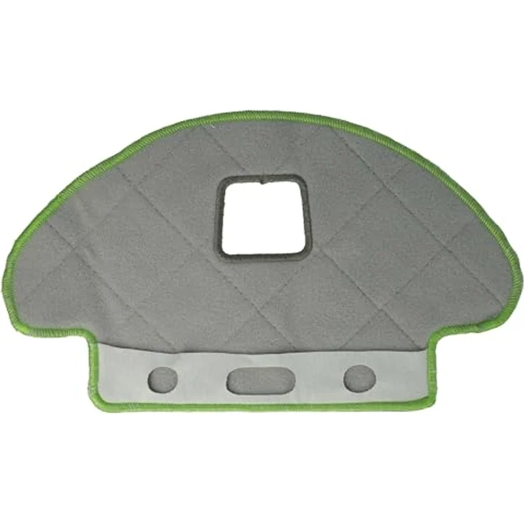vhbw 9x Nasswischtuch Mikrofaser-Pad 18 x 14,5cm kompatibel mit iRobot Roomba i3, E6 - grau/grün – Bild 4