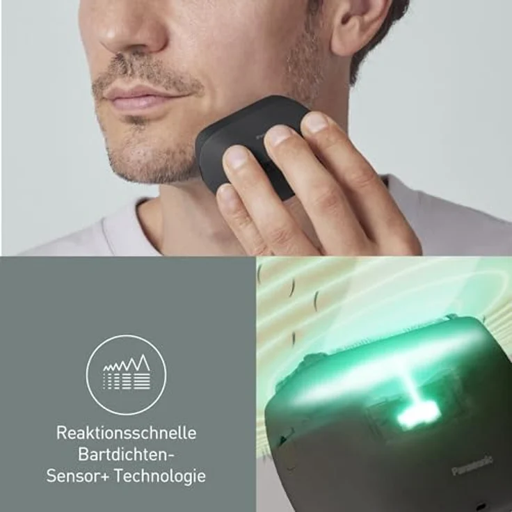 Panasonic ES-PV3B-K803 Series 900s Premium Kompakt-Rasierer, Nass- und Trockenrasierer mit 5 Klingen, reaktionsschneller Bartsensor, USB-C, Anthrazit – Bild 5