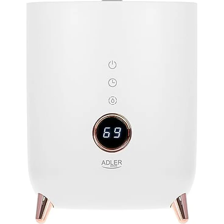 Adler Ad 7972 Ultraschall-Luftbefeuchter, LED-Display, Touch-Tasten, Aromatherapie, 4,0 Liter - Durchsichtig – Bild 1