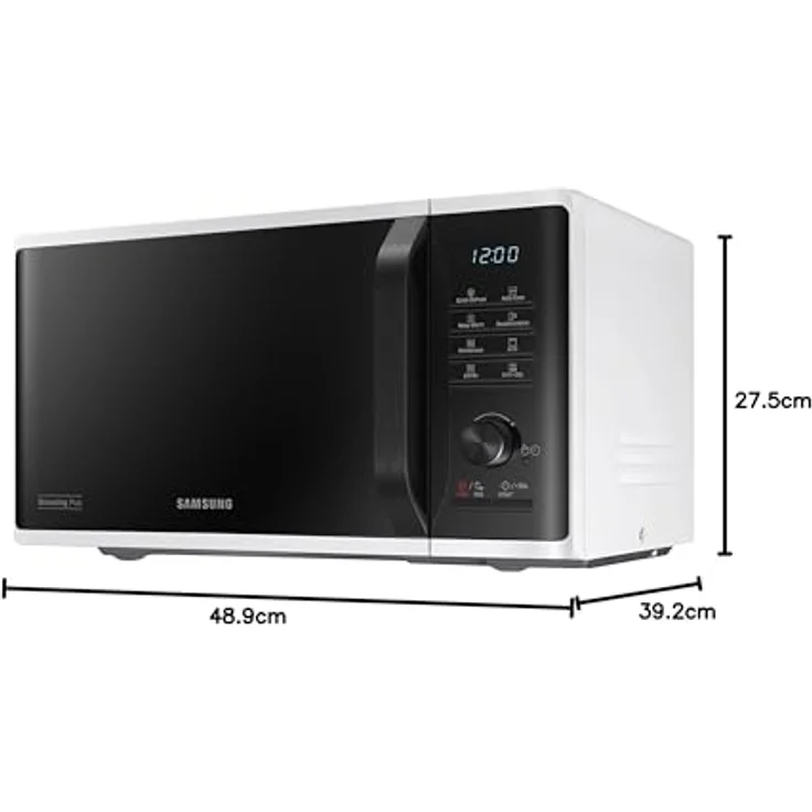 Samsung MG23K3515 Mikrowelle mit Grill, Standgerät, 23 Liter Garraum, 800 Watt, Auftauen, schwarz – Bild 10