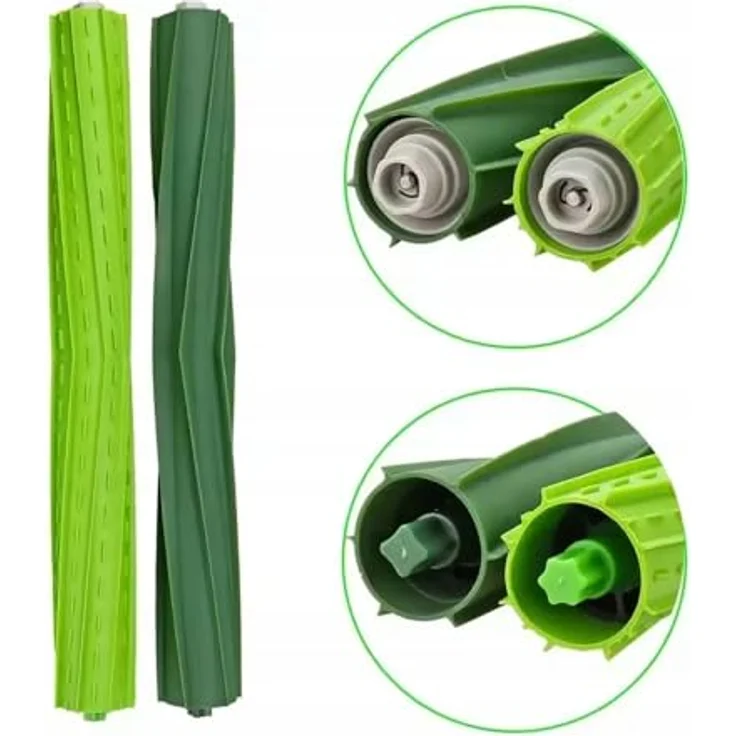 ROSFIX Servicekit Ersatzteil Set für Saugroboter – 8-teilig, 2 Gummiwalzen, 3 HEPA-Filter, 3 Seitenbürsten, kompatibel mit iRobot Roomba S9 (9150) und S9+ (9550) – Bild 3