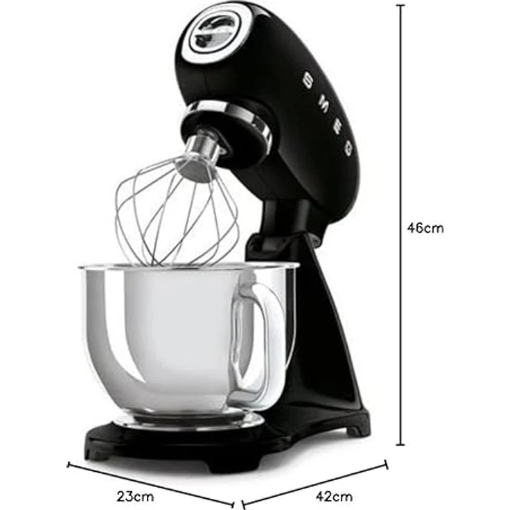 Smeg SMF23BLEU Mixer Standmixer 800 W Schwarz – Bild 6