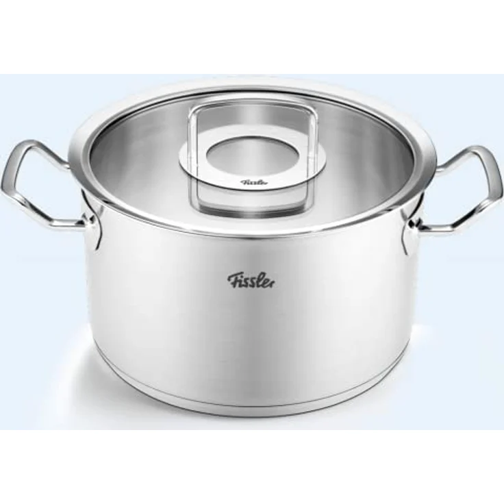 Fissler Original-Profi Collection / Edelstahl-Kochtopf (Ø 24 cm, 6,3L) Töpfe inkl. Glas-Deckel – Induktion – Bild 1