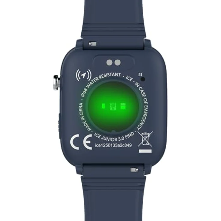 ICE-WATCH Ice smart junior 3.0 FM Blue, Geolokalisierbare Uhr für Jungen mit Silikonarmband, IP68 wasserdicht, 1.75 Zoll – Bild 4