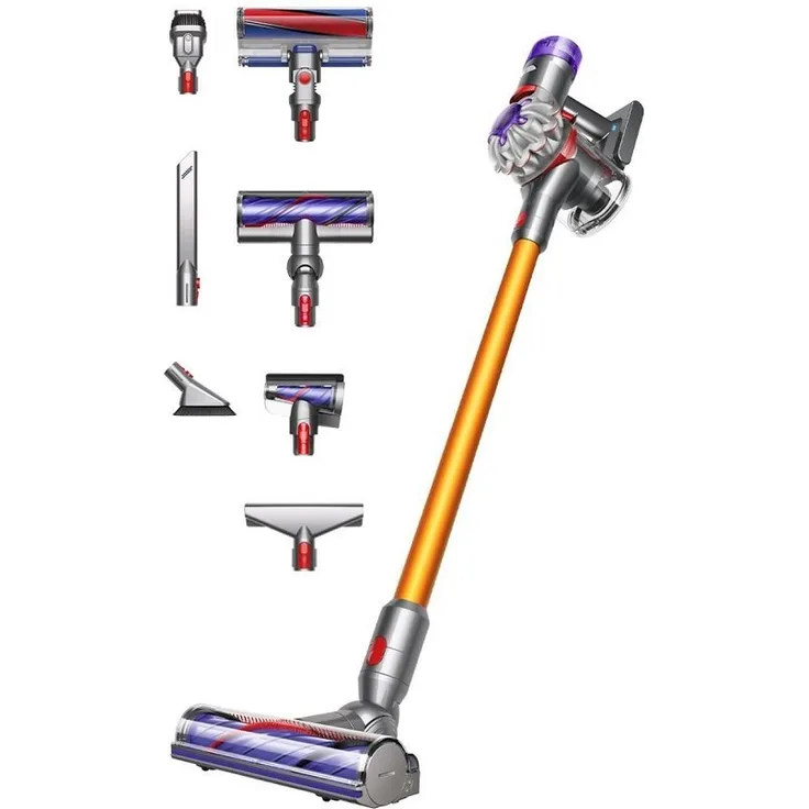 DYSON Akku-Hand-und Stielstaubsauger V8 Absolute, Beutellos, 425 W, mit bis zu 40 Minuten Laufzeit