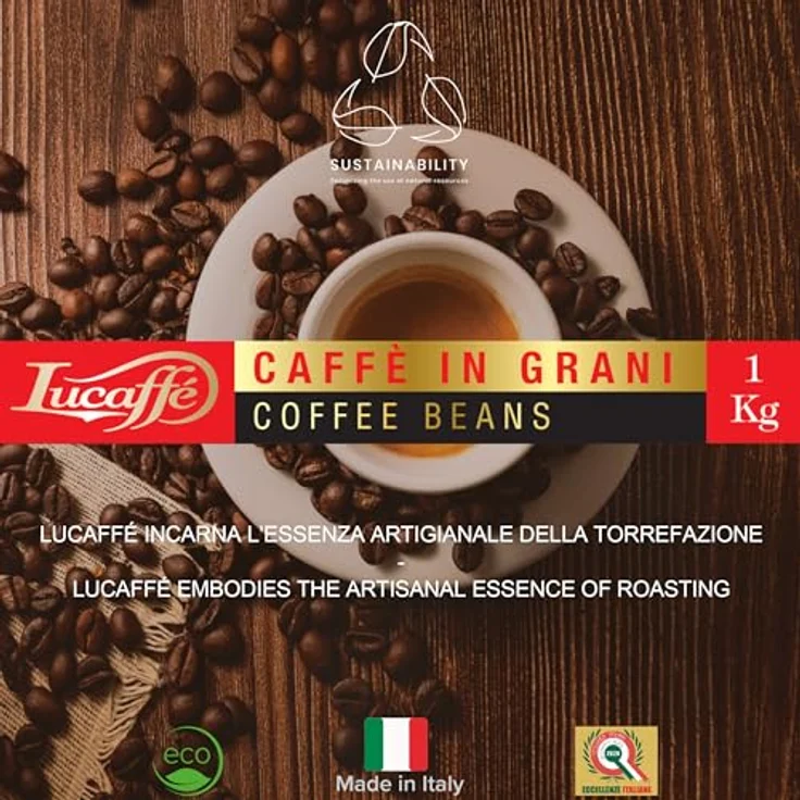 Lucaffè Mamma Lucia, Bohne, 1er Pack (1 x 1 kg) – Bild 6