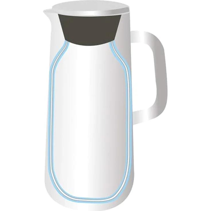 WMF Isolierkanne Thermoskanne Impulse, 1,0 l, für Tee oder Kaffee Druckverschluss hält Getränke 24h kalt und warm, schwarz – Bild 9