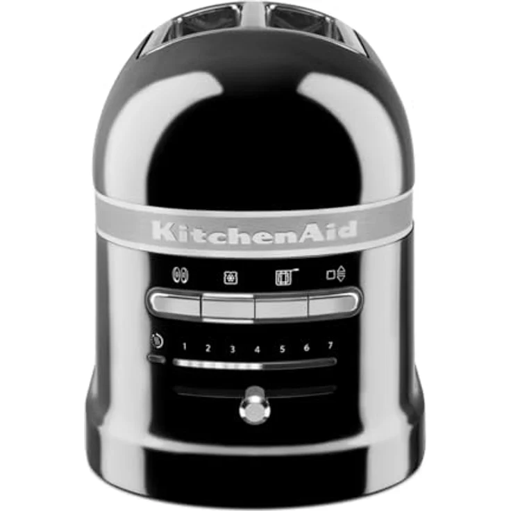 KitchenAid Artisan 5KMT2204EOB  Doppelschlitztoaster, 1250W, 7 Bräunungsstufen, onyx schwarz – Bild 3
