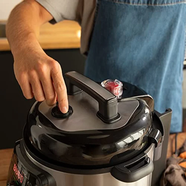 Cecotec programmierbarer Herd mit GM H Fry Air Fryer Kopf. Multifunktions-Küchenroboter, 6 Liter Fassungsvermögen, vorgeschobener Deckel, 24 Stunden programmierbar, einstellbare Temperatur, Rezeptbuch – Bild 5