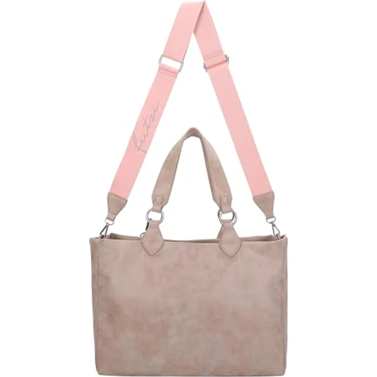 Fritzi aus Preußen Izzy Vintage Shopper Tasche, 42 cm x 15 cm x 29 cm, braun, 100% Polyurethan – Bild 2