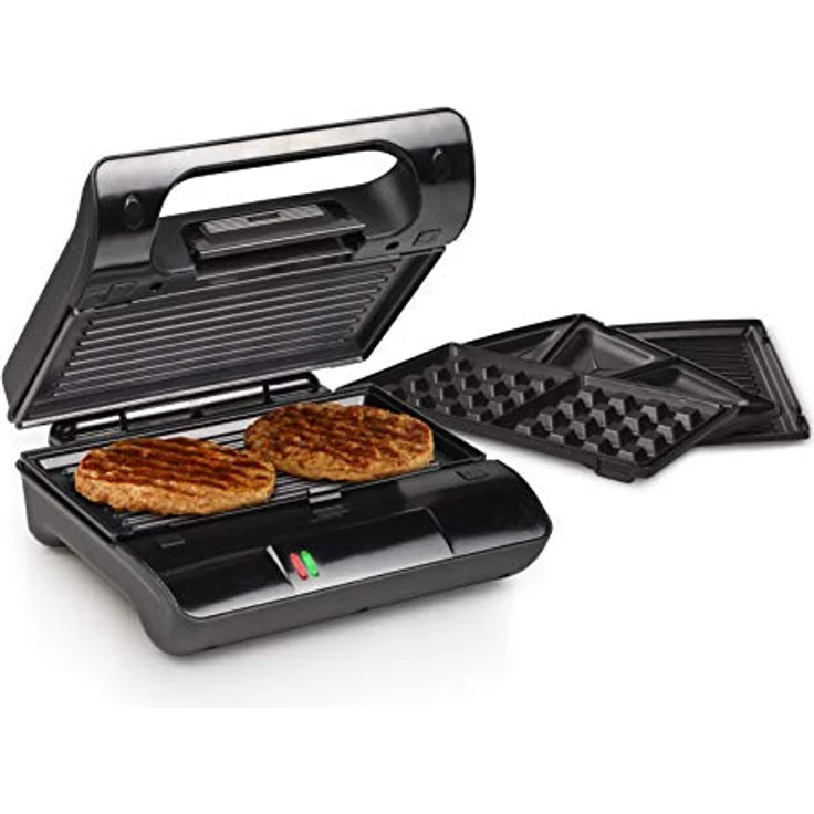 Princess 01.117002.01.001 117002 Kontaktgrill Multi & Sandwich Grill Compact Pro, Rost, Schwarz – Bild 4