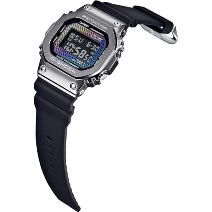 Casio GM-5600BRW-1ER G-SHOCK Digitaluhr mit Stoppuhr, Alarm und 20 bar Wasserdichtheit, Schwarz/Grau – Bild 2