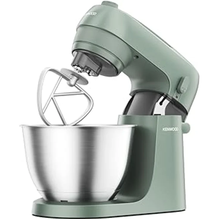 Kenwood Go, Kompakte Küchenmaschine mit 800 W Motor, 4L Edelstahl-Rührschüssel, grünes Design – Bild 3