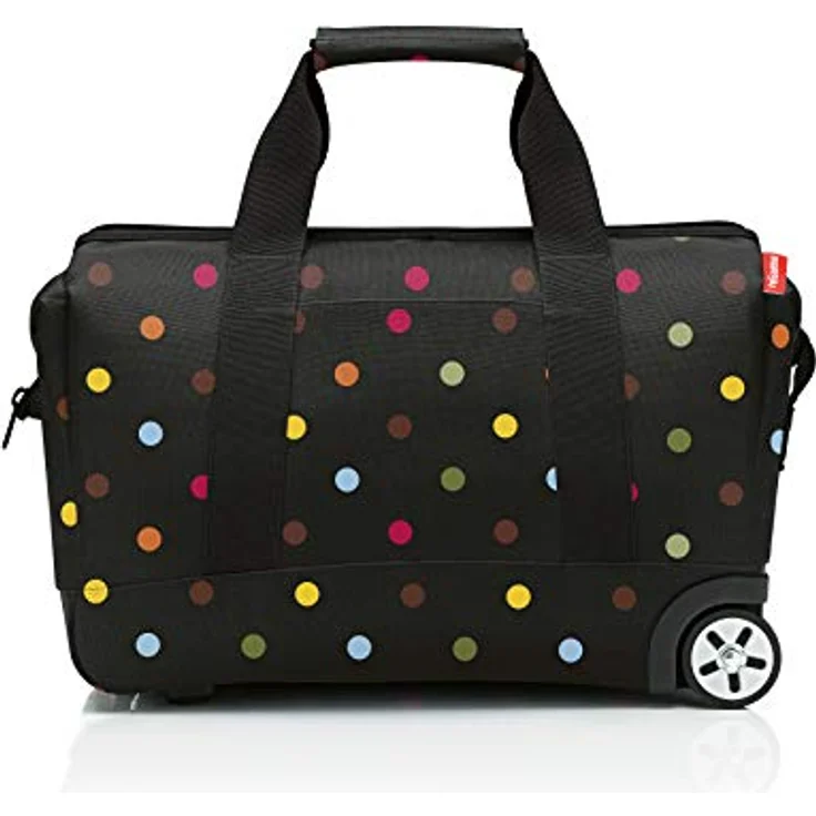 reisenthel allrounder trolley 49 x 41 x 30 cm / Volumen: 30 l / dots, Schwarz – Bild 2