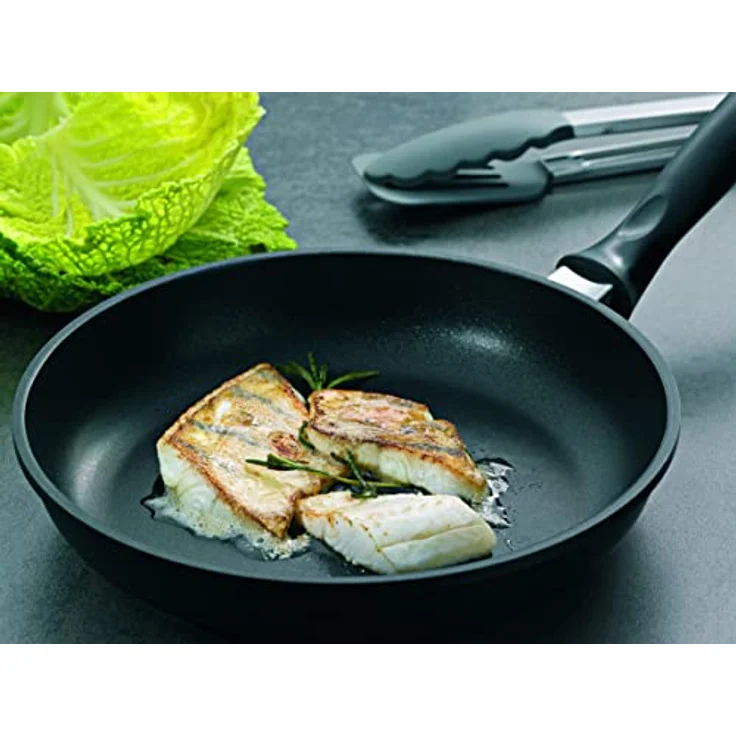 Kela Schmorpfanne Kerros 28cm aus Aluguss, Schwarz, 28 cm – Bild 4