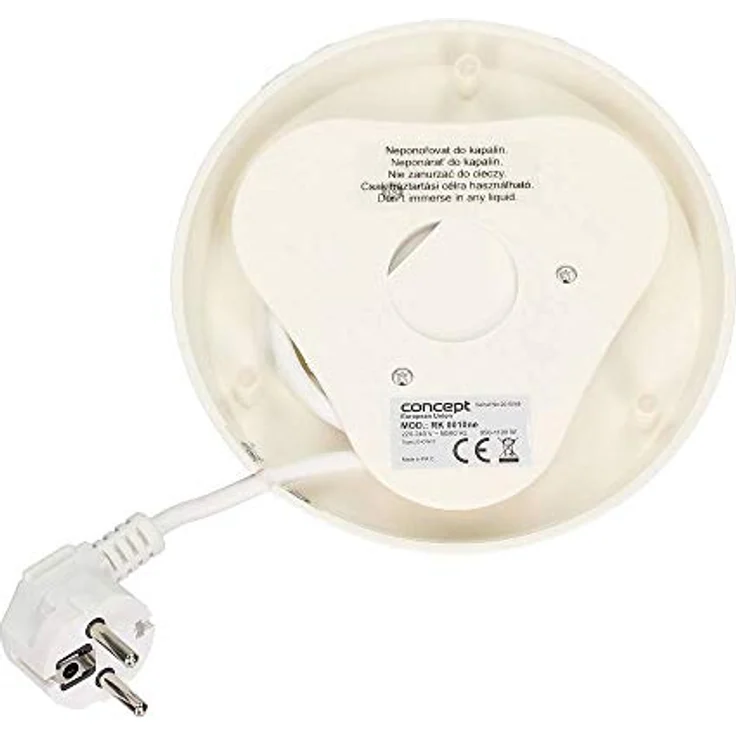 CONPT Hausgeräte RK0010ne Keramik Wasserkocher, Einzigartiges Design, attraktivem Blumendesign, 1 L, Weiß, 1100 W – Bild 9