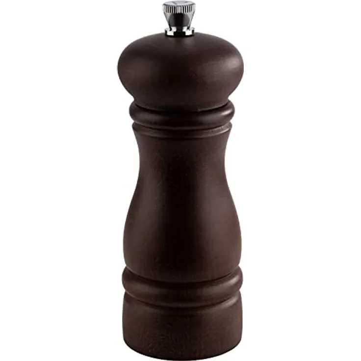APS 40575 Salzmühle aus Buchenholz, Keramikmahlwerk, Ø 5,5 cm, Höhe 15,5 cm