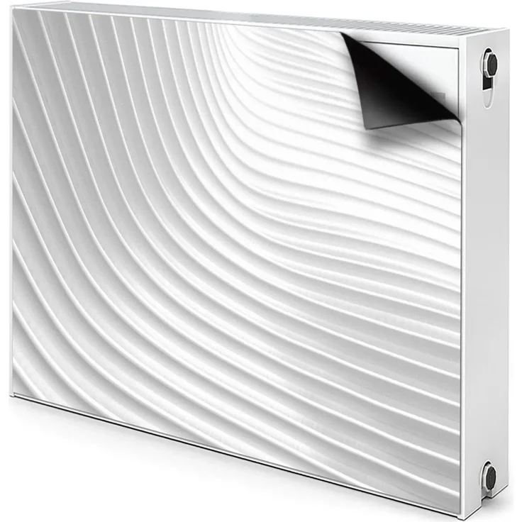 Tulup Magnetfolie für Heizkörper, 110x60 cm, grau, dekorativ und schützend, flexible Magnetabdeckung
