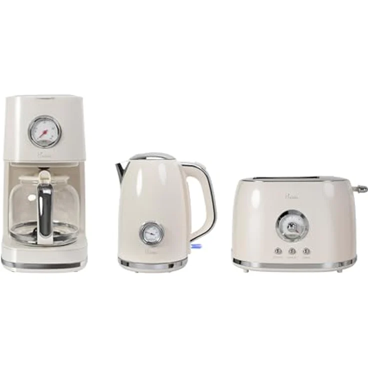 SILVA Schneider Toaster Retro Style Nostalgia 200, 800 Watt, 2 Scheiben, einstellbarer Bräunungsgrad, automatische Zentrierung und Abschaltung, 4 Funktionen: Auftauen, Aufwärmen, Bräunungsgrad einstellen, Abbrechen, Vintage-Look – Bild 4