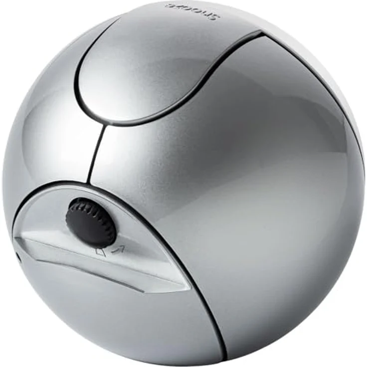 FILIUS zeitdesign Funkwecker 0544-19, Silbergrau-Metallic, Durchmesser 9,0 cm – Bild 3