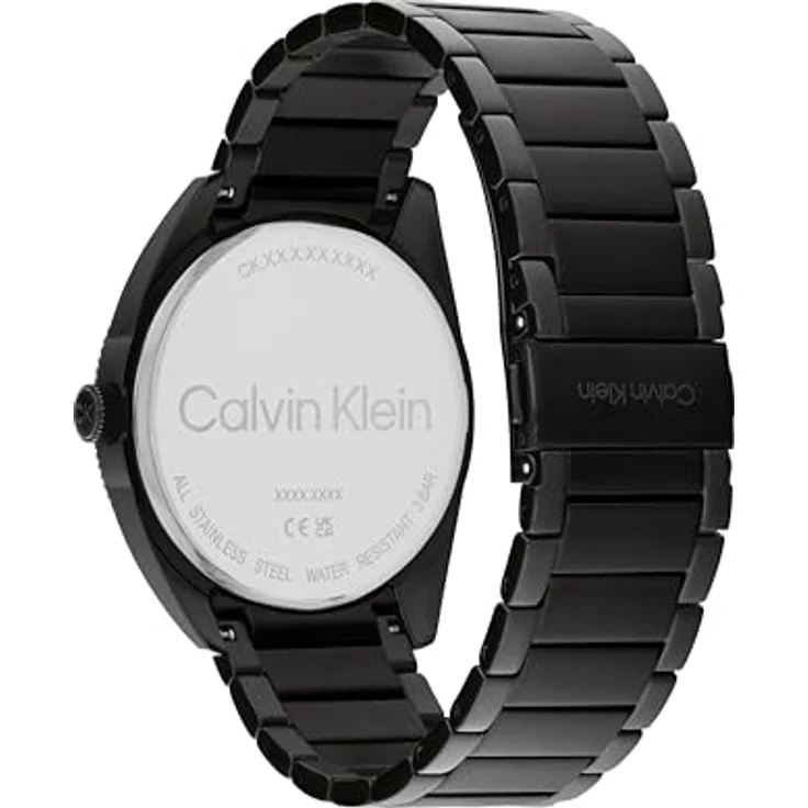 Calvin Klein Analog Quarzuhr für Herren Kollektion Progress mit Edelstahlarmband Schwarz - 25200448 – Bild 3