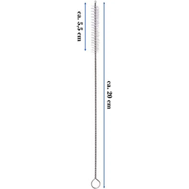 Trinkhalm-Bürsten 4er Set, 20 cm lang – Bild 4