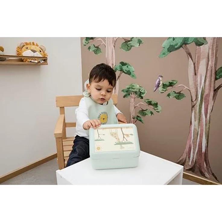 Sterntaler Brotdose / Lunchbox Giraffe Kaya, praktische und robuste Snackdose aus Polypropylen, 14 x 19 cm, spülmaschinengeeignet – Bild 6