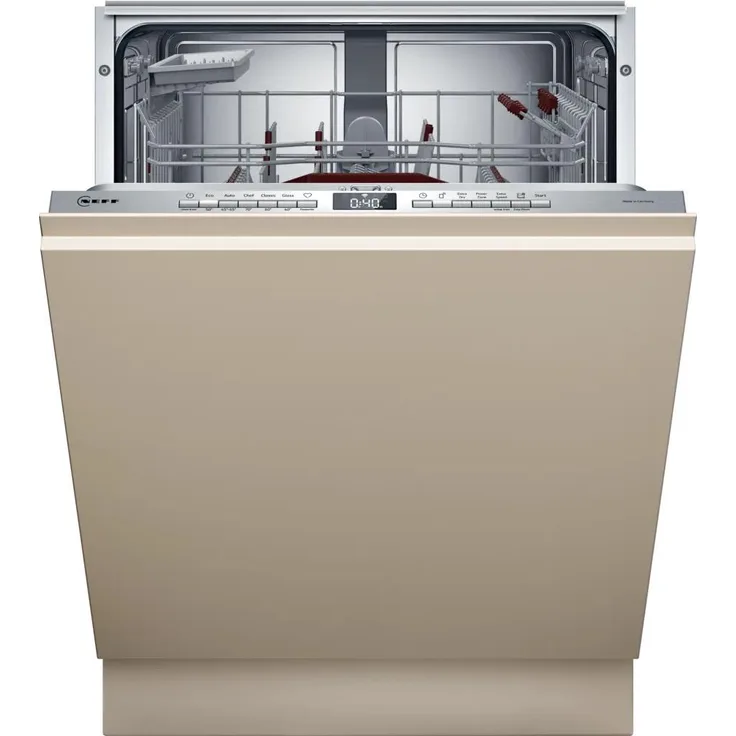 Neff S255EB804E Geschirrspüler XXL 60 cm vollintegrierbar, Energieeffizienzklasse A, 13 Maßgedecke, Home Connect-fähig