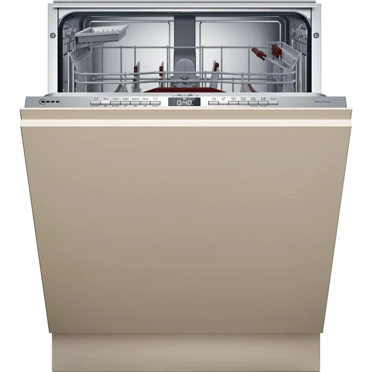 Neff S255EB804E Geschirrspüler XXL 60 cm vollintegrierbar, Energieeffizienzklasse A, 13 Maßgedecke, Home Connect-fähig