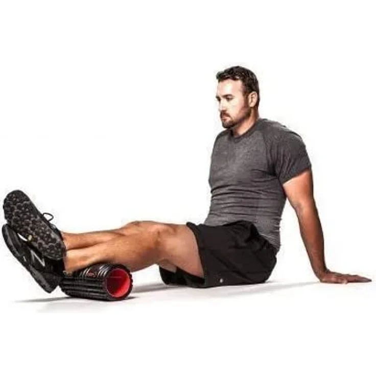 Trigger Point Grid X Foam Roller, Massagegerät zur Behandlung von Verspannungen und Schmerzen in Muskeln, schwarz – Bild 3