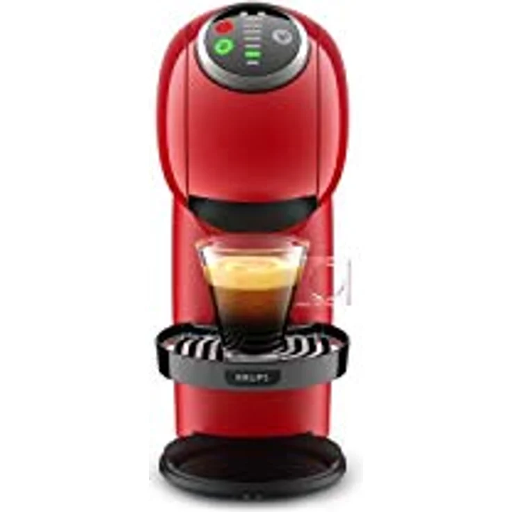 KRUPS Genio S Plus, Espressomaschine mit BooFunction XL für heiße und kalte Getränke, Entkalkungsanzeige, rot, YY4444FD – Bild 3
