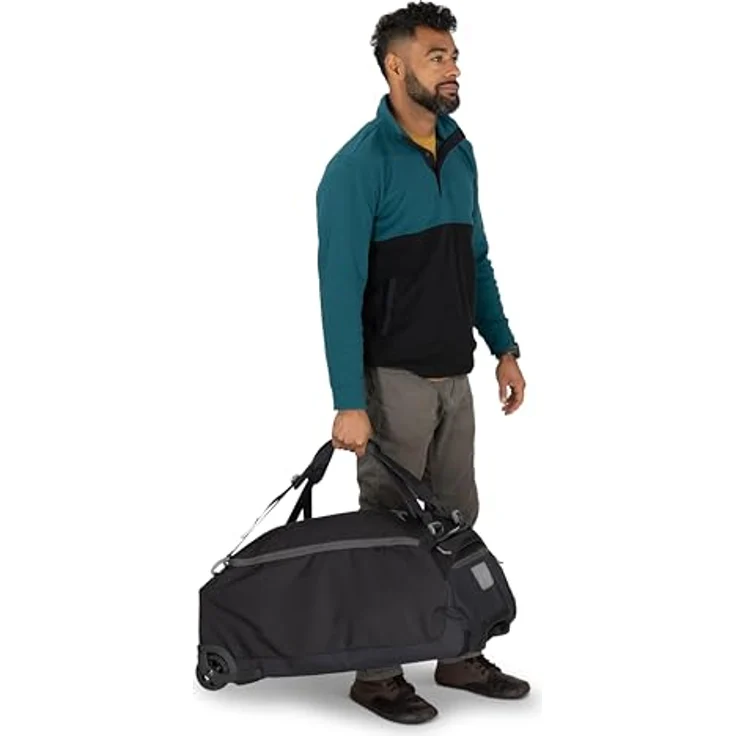 Osprey Daylite 85, 2 Rollen Reisetasche mit arretierbarem Griff und praktischen Außentaschen, Schwarz, (85 l) – Bild 11