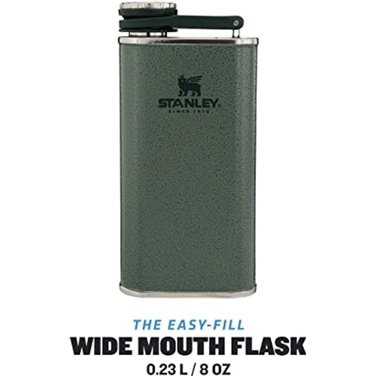 Stanley Classic Wide Mouth Flask 0,23 Liter - Flachmann aus Edelstahl - 66970 – Bild 4