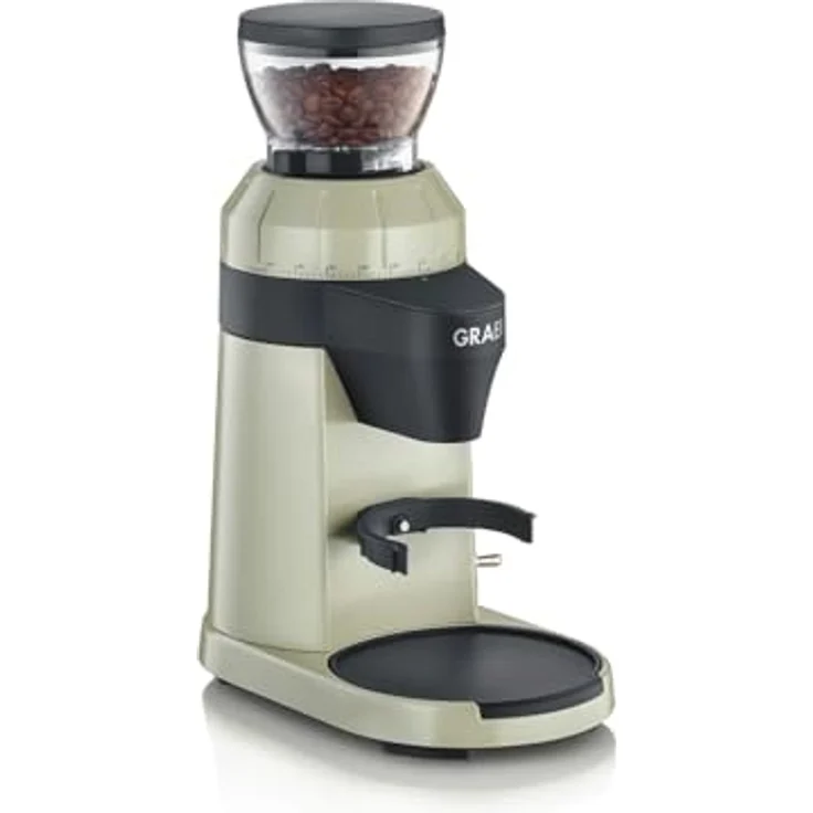 GRAEF Kaffeemühle CM8007 | elektrische Bohnenmühle mit LED Beleuchtung | 40 Mahlgradeinstellungen | 350g Füllmenge | pistazie – Bild 2