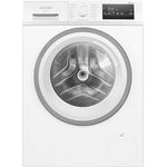 Siemens WM14N12A Waschmaschine iQ300, Frontlader mit 9kg Fassungsvermögen, 1400 UpM, speedPack L, smartFinish, Outdoor-Programm, LED-Display, Weiß, 60cm
