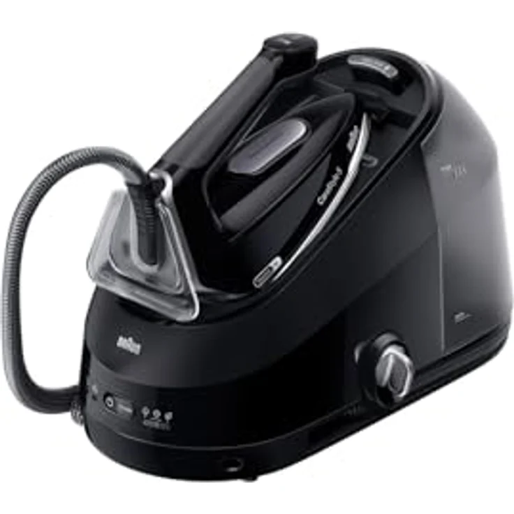 Braun CareStyle5 IS5249BK Bügeleisen mit Heizkessel, 150 g/min Dampf, iCare-Modus, 2-Liter-Tank, 2400 W, Schwarz – Bild 1