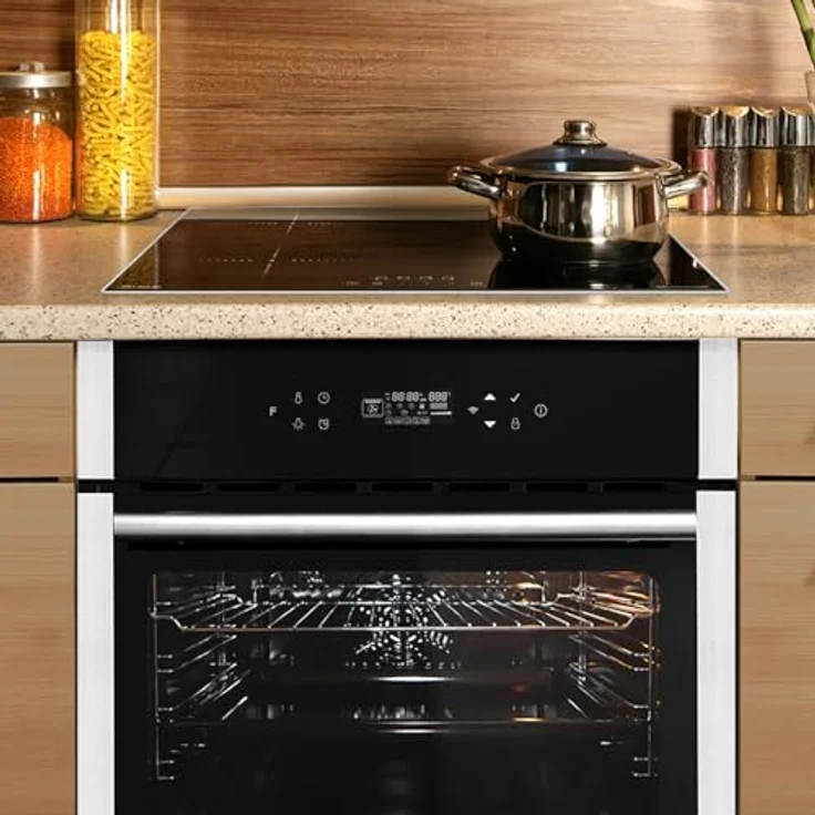 KKT KOLBE Autarkes Herdset SET8313HCIH859ED, 60cm Einbaubackofen EB8313HC & 59cm Induktionskochfeld IH85900ED, Pizzafunktion, Grill, Umluft, Heißluft, Automatik-Timer, Wärmeschutzverglasung – Bild 2