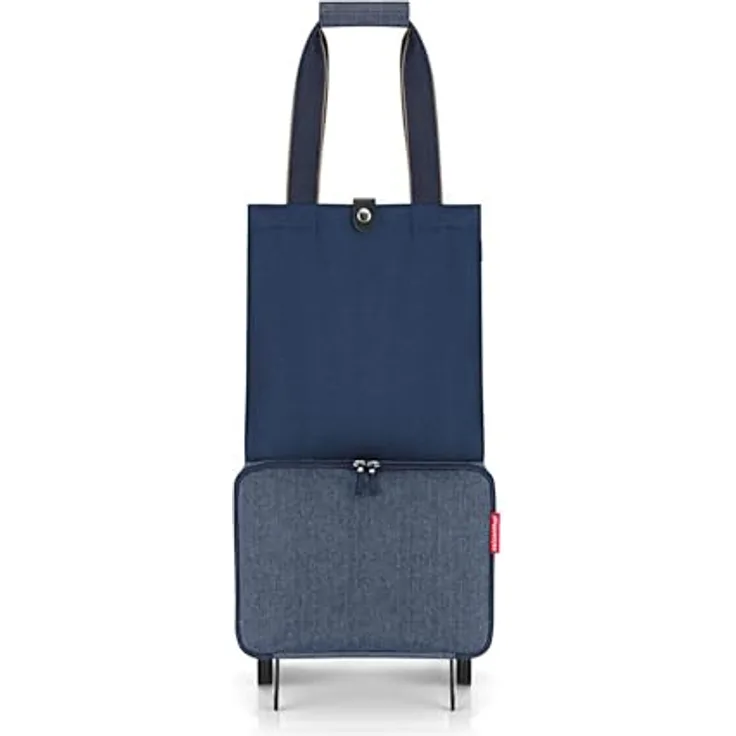 reisenthel Blau (Foldabletrolley Herringbone Dark Blue), Dunkelblau, Talla única, handgepäck