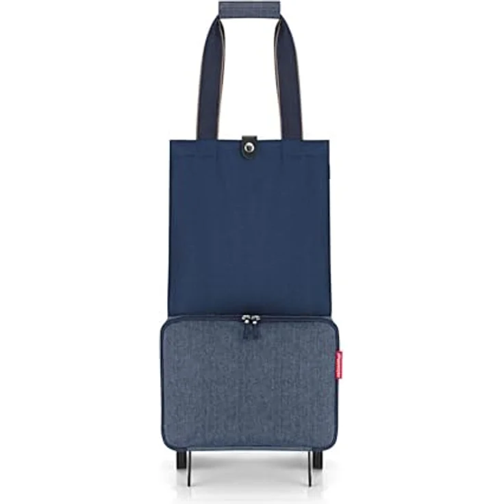 reisenthel Blau (Foldabletrolley Herringbone Dark Blue), Dunkelblau, Talla única, handgepäck – Bild 1