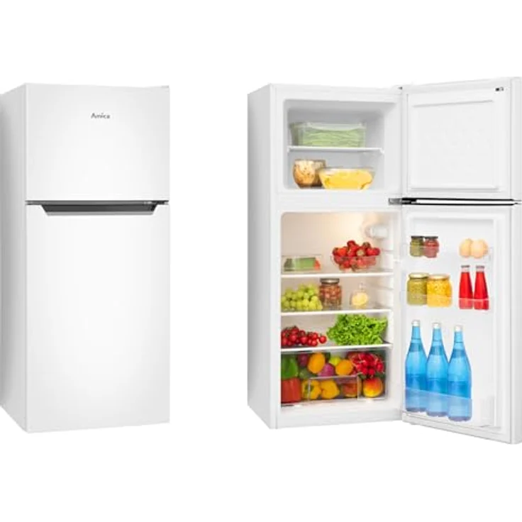 Amica DT 371 150 W Kühl-Gefrier-Kombination, freistehend, 25 l Gefriervolumen, 87 l Kühlvolumen – Bild 4