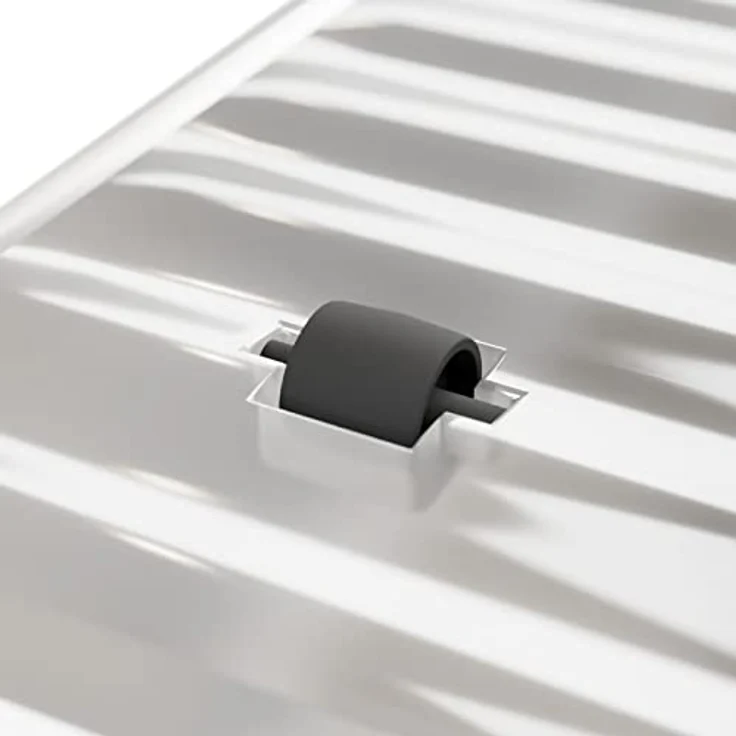 Deuba® Aufbewahrungsboxen 4 x 30l mit Deckel und Rollen, stapelbar, transparent Kunststoff BPA-frei Klickverschluss, RB60 für Büro, Garage, Waschraum – Bild 5