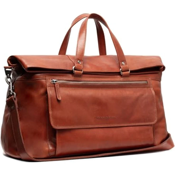The Chesterfield Brand Lazio Weekender Reisetasche aus 100% Leder, 50 cm, braun – Bild 1