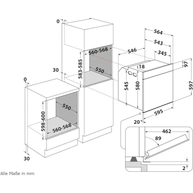 Bauknecht BAKO PYRO Set, Pyrolyse Backofen BBI5S8PM1SK und Induktionskochfeld BB 8760C AL, inklusive 24 Monate Basisgarantie und 10 Jahre Ersatzteilgarantie – Bild 8