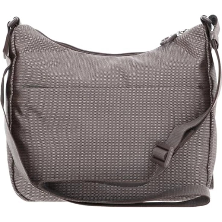 Mandarina Duck MD20 Medium Hobo Beuteltasche, leichte und robuste Umhängetasche aus Polyester, braun – Bild 3