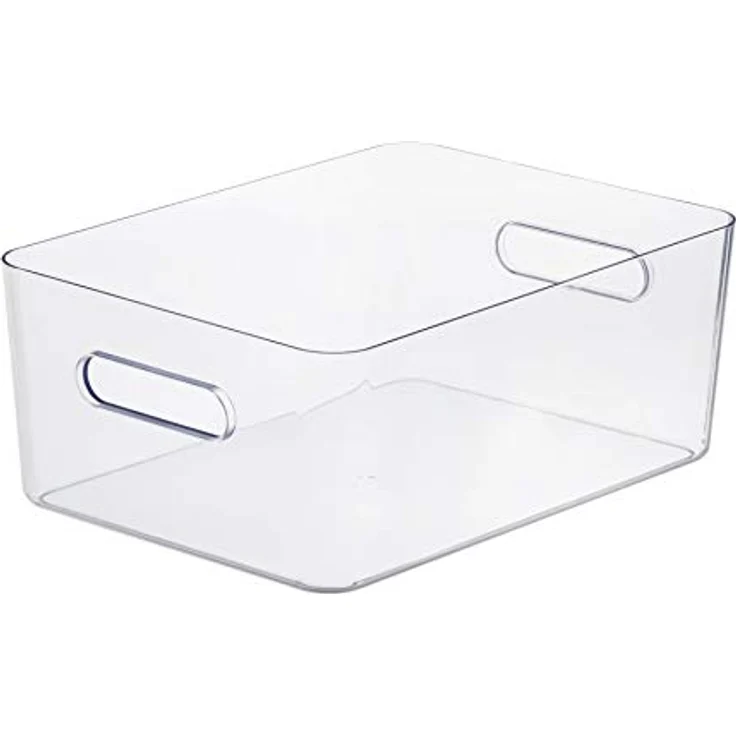 SmartStore Kompakte transparente Aufbewahrungsbox L - Groß - Transparent, Mehrzweck-Aufbewahrungsbox für mittelgroße Gegenstände – Bild 1