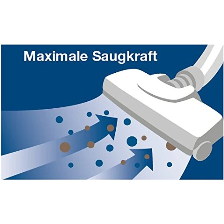 Menalux 2112 Staubsaugerbeutel für Rowenta RO 64, RO 6432, RO 63, RO 68, 5 Duraflow Synthetikbeutel mit 1 Motorfilter, TÜV geprüft, Weiß – Bild 3