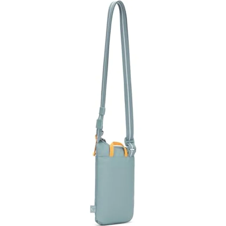 Pacsafe GO anti-theft Tech Mini Bag Umhängetasche RFID, 12 cm, blau, 100% Polyester – Bild 5
