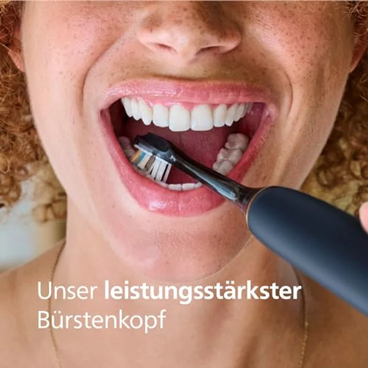 Philips Sonicare A3 Premium All-in-One, Original Ersatzbürstenköpfe, Schwarz, 4er-Pack, HX9094/88 - Effektive Plaque-Entfernung und gesünderes Zahnfleisch, Sonicare Technologie, Bio-Material, BrushSync Funktion – Bild 2