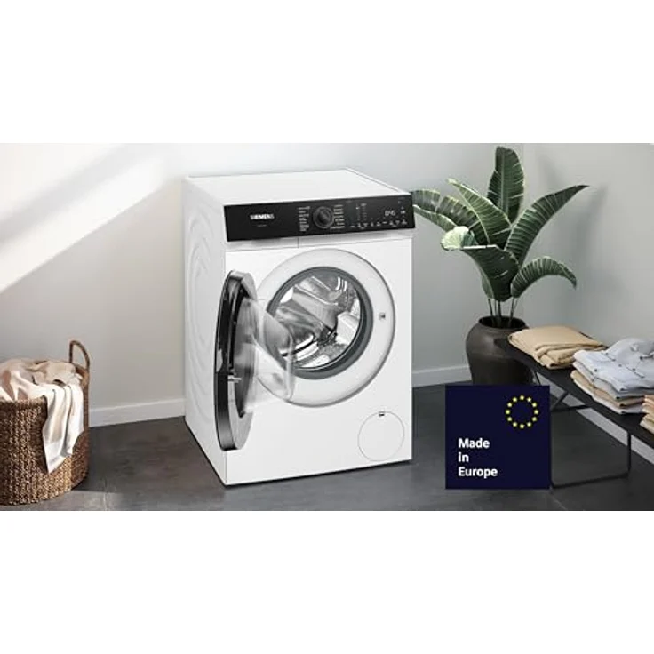 SIEMENS iQ500, Waschmaschine, Frontlader, 9 kg, 1400 U/min., WG44H2MECO in Grau – Bild 2